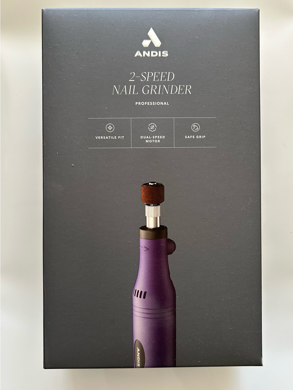 Andis Purple 2-Speed Nail Grinder